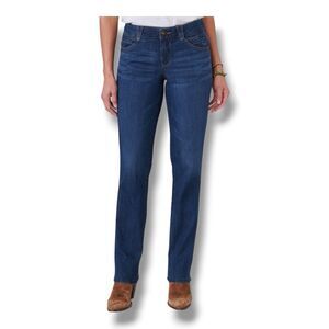 Democracy “Ab"solution Booty Lift Straight Leg Indigo Jeans Women’s Size 14